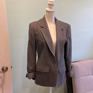 Pendleton Wool Vintage Gray Jacket Tailored Waist size 8